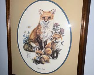 Eileen Hayes "The Fox Cubs" Limited Edition Print