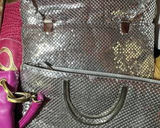 Silver Mesh Evening Clutch Style