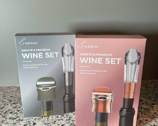 Rabbit Aerate & Preserve Wine Set