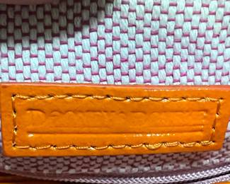 Dooney & Bourke Orange Patent Leather Crossbody Bag