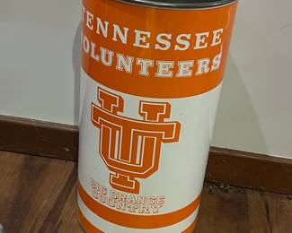 University of Tennessee Volunteers "Big Orange Country" Metal Waste Bin
