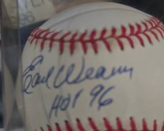 Earl Weaver Autographed Baseball with HOI inscription