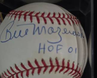 Bill Mazeroski Autographed Baseball
