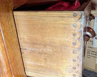 Davis Cabinet Company French Provincial Style Walnut Dresser