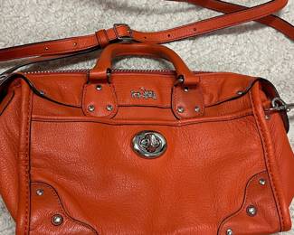 Coach Rhyder Leather Satchel