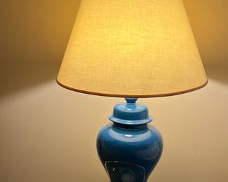 Blue Ginger Jar Table Lamps (Set of 2) - Paul Hanson Style
