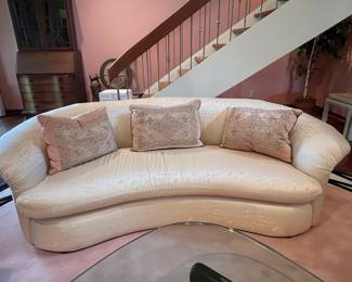 Vladimir Kagan Style Kidney Sofa
