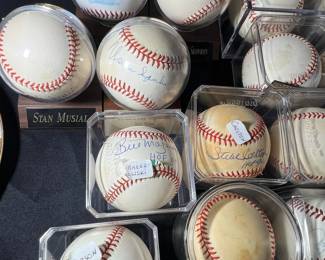 Assorted Autographed Baseballs