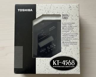 Toshiba KT-4568 AM/FM Stereo Radio Cassette Player