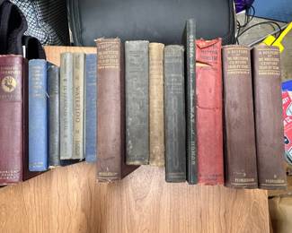 Collection of Vintage Educational Hardcover Books