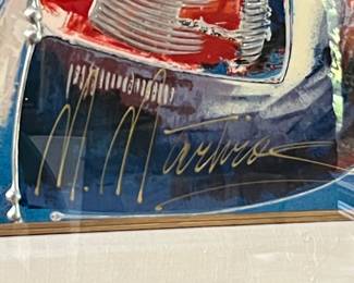 M. Marchesi Style Mixed Media Artwork