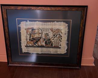 Egyptian Papyrus Painting