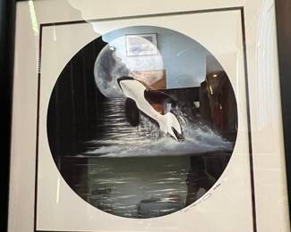 Robert Wyland "Orca Moon" Limited Edition Print