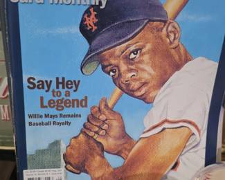 Baseball Card Monthly Magazine featuring Willie Mays