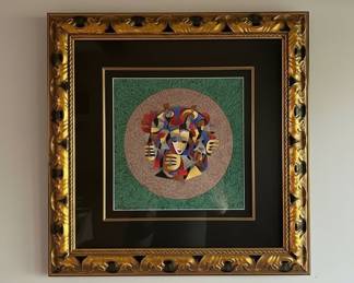 Abstract Figure Lithograph by Anatole Krasnyansky / HC 29/95
