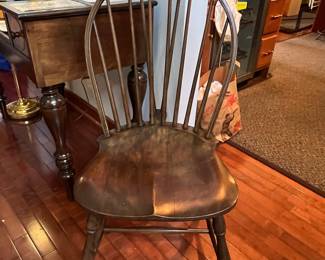 Spinet Desk with Windsor Chair