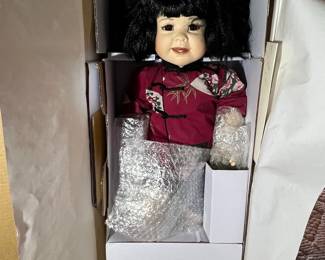 Asian Style Porcelain Doll