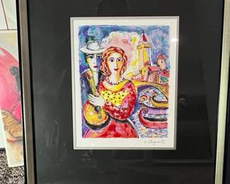 Zamy Steynovitz "Venetian Scene" Print