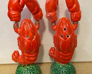 Lobster Salt and Pepper Shakers