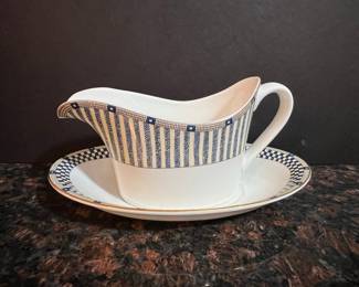 Wedgwood Samurai Gravy Boat and Underplate