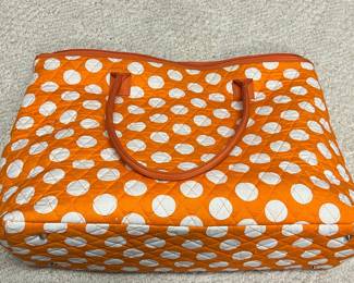 Belvah Quilted Polka Dot Storage Bag