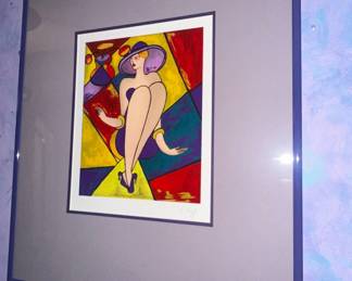 Linda Le Kinff "Debbie" Serigraph