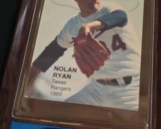 Nolan Ryan Texas Rangers Baseball Card
