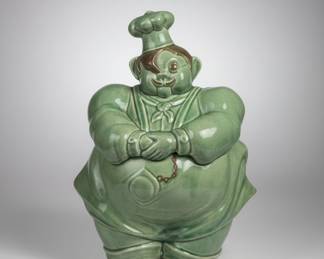 Red Wing Pottery Chef Pierre Cookie Jar