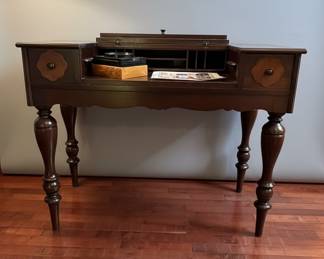 Spinet Desk with Windsor Chair