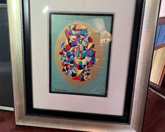 Anatole Krasnyansky Abstract Composition Artwork
