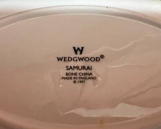 Wedgwood Samurai Gravy Boat and Underplate