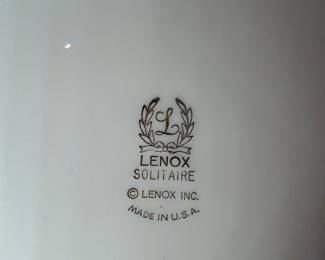 Lenox Solitaire China Set