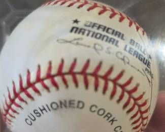 Bob Gibson Autographed Baseball with Beckett COA second image