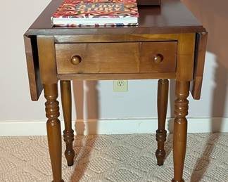 Sheraton Style Drop Leaf Bedside Tables
