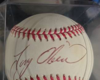 Tony Oliva Signed Baseball with ROY Inscription