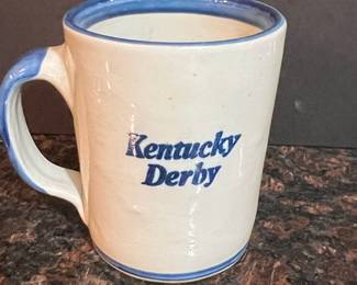 Louisville Stoneware Kentucky Derby "Winner" Horse Mug