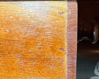 Sheraton Style Drop Leaf Bedside Tables