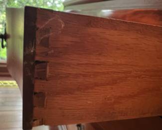 Maddox Walnut Secretary Desk with Cabinet Top