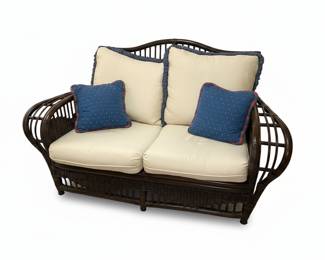 Malibu Lounge Rattan Wicker Loveseat