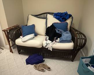 Malibu Lounge Rattan Wicker Loveseat