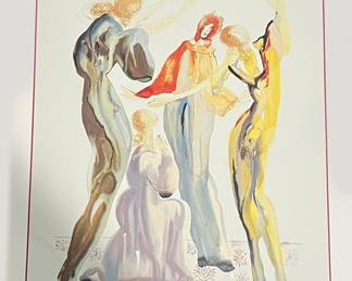Salvador Dalí "The Dance" Lithograph