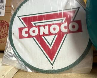 Conoco Style Metal Sign