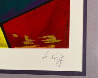 Linda Le Kinff "Debbie" Serigraph
