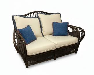 Malibu Lounge Rattan Wicker Loveseat