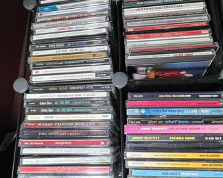 Assorted Music CDs and Cassette Tapes Collection