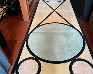 Mid-Century Modern Geometric Runner Rug
