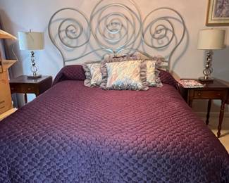 Metal Scroll Headboard
