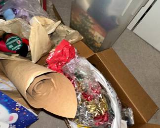 Christmas Gift Wrap and Ribbon Assortment