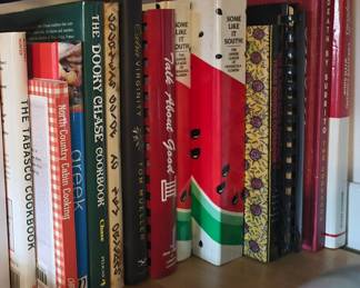 Various Cookbooks in the Kitchen
