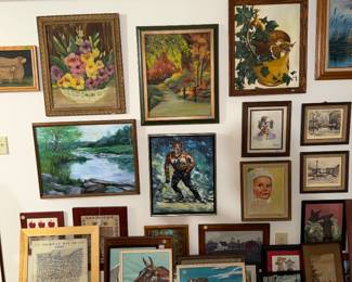 Paint by number, and vintage art